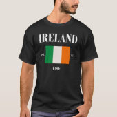 Trots op ons levendige Ierland Flag T-shirt (Voorkant)