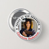 Trots op onze Afstuderen foto Ronde Button 5,7 Cm (Voorkant /achterkant)