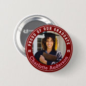 Trots op onze Afstuderen foto Ronde Button 5,7 Cm (Voorkant /achterkant)