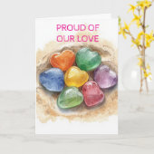 TROTS OP ONZE LIEFDE KAART (Gele Bloem)