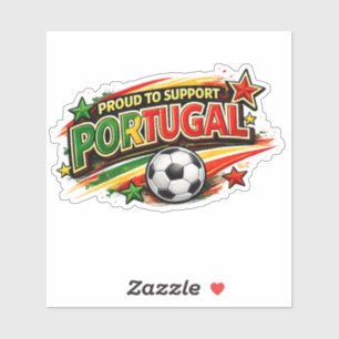 TROTS OP PORTUGAL Portugese trots voet Sticker