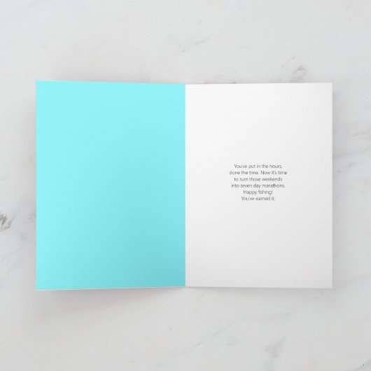 Trots op sportief pensioen kaart (Binnen)