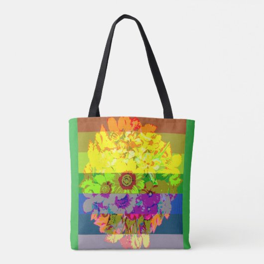 Trots op volle bloei tote bag (Achterkant)