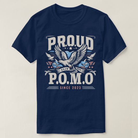 Trots P.O.M.O | Fysiek uit mentaal uit examen T-shirt (Design voorkant)