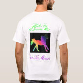 trots paard t-shirt (Achterkant)