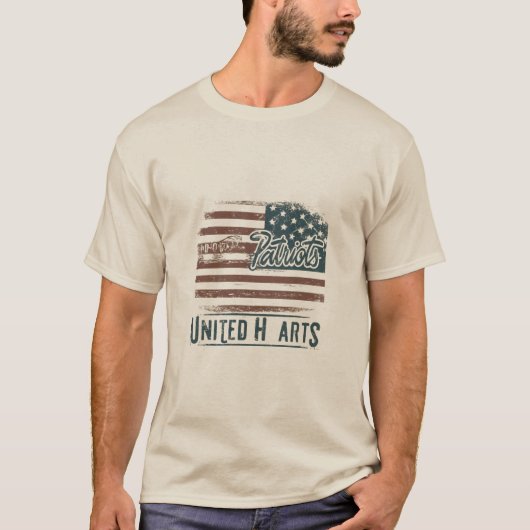 Trots Patriots United Hearts T-shirt (Voorkant)