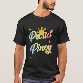 Trots Pinoy - Filipijnse Vlag Zon & Sterren - Pino T-shirt