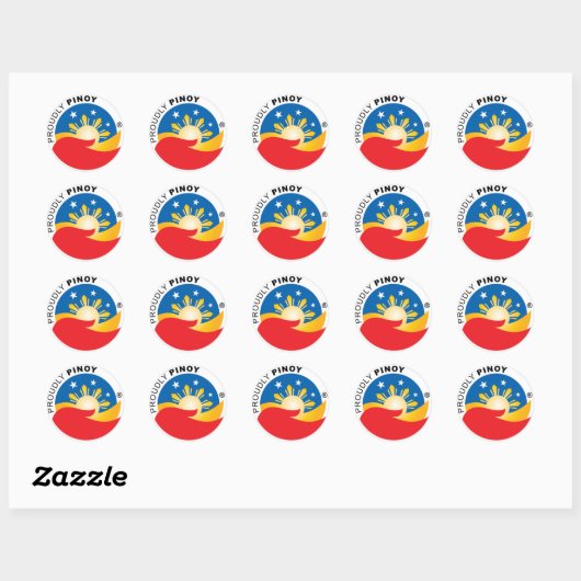 Trots Pinoy Officiële Sticker (Vel)