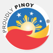 Trots Pinoy Officiële Sticker (Voorkant)