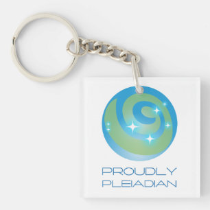Trots Pleiadisch Turquoise Starseed Sleutelhanger