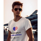 Trots pro-democratie t-shirt