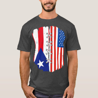 Trots Puerto Ricaans erfgoed Puerto Rico Amerikaan T-shirt