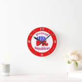 Trots Republikeins Genummerd Ronde Klok (Huis)