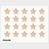 Trots roos Gouden ster sticker (Vel)