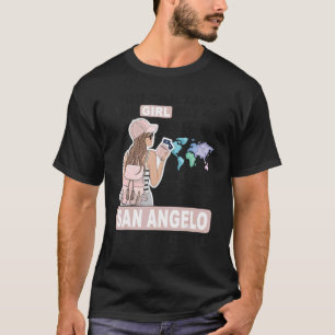 Trots San Angelo Meisje - Cool Meisje uit San Ange T-shirt