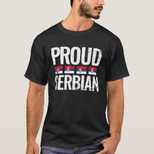 Trots Servisch  Srbija Vlag Servië T-shirt