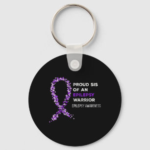 Trots Sis van een Epilepsie Strijder Epilepsie Bew Sleutelhanger