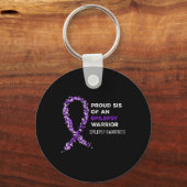 Trots Sis van een Epilepsie Strijder Epilepsie Bew Sleutelhanger (Voorkant)