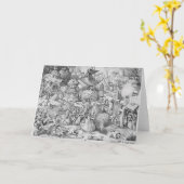 Trots (Superbia), de zeven hoofdzonden Kaart (Gele Bloem)