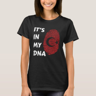 Trots Turkije voor vrede in Turkije DNA aardbeving T-shirt
