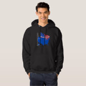 Trots US Country Flag Alle creëerde gelijke gelijk Hoodie (Voorkant volledig)