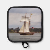 Trots van Baltimore II pothouder Pannenlap (Voorkant)