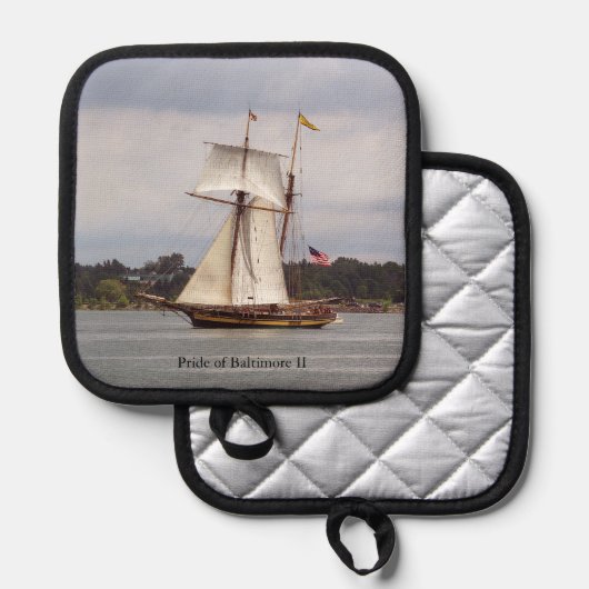 Trots van Baltimore II pothouder Pannenlap (Voorkant / Achterkant)