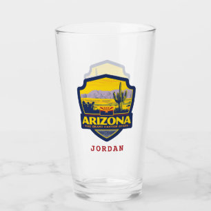 trots van de staat Arizona 2 Glas
