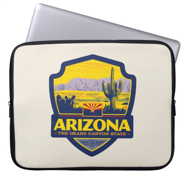 trots van de staat | Arizona 2 Laptop Sleeve (Voorkant)