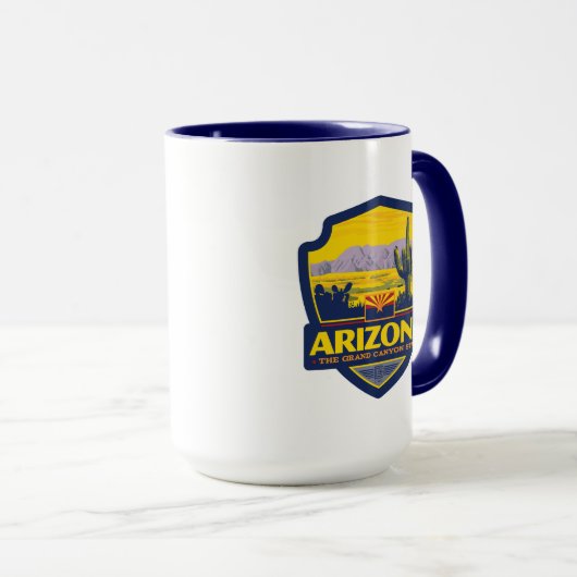 trots van de staat | Arizona 2 Mok (Voorkant rechts)