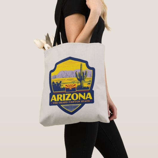 trots van de staat | Arizona 2 Tote Bag (Dichtbij)