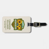 trots van de staat | Kansas Bagagelabel (Voorkant horizontaal)