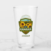 trots van de staat | Kansas Glas (Voorkant)