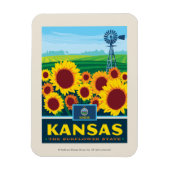 trots van de staat | Kansas Magneet (Verticaal)
