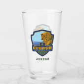 trots van de staat | New Hampshire Glas (Voorkant)