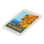 trots van de staat | New Hampshire Magneet (Linkerzijde)