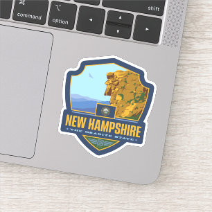 trots van de staat   New Hampshire Sticker