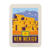 trots van de staat | New Mexico Magneet (Verticaal)