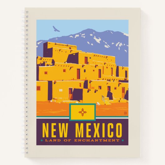 trots van de staat | New Mexico Notitieboek (Voorkant)