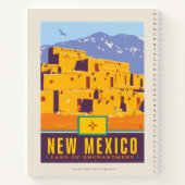trots van de staat | New Mexico Notitieboek (Achterkant)