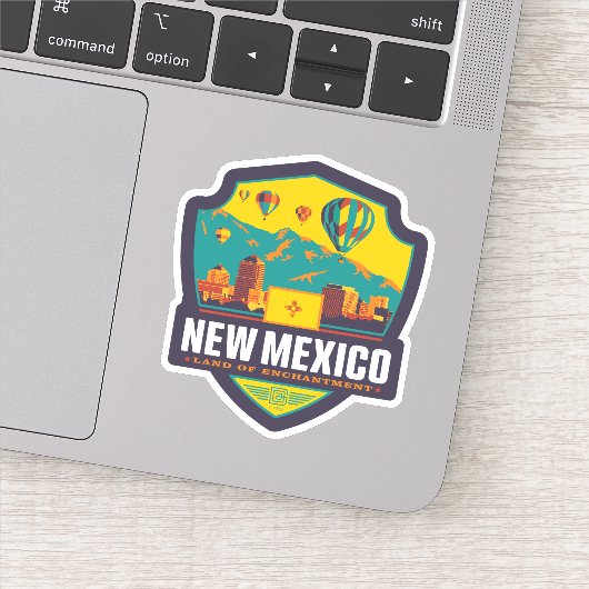 trots van de staat | New Mexico Sticker (Detail)
