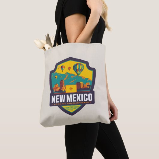 trots van de staat | New Mexico Tote Bag (Dichtbij)