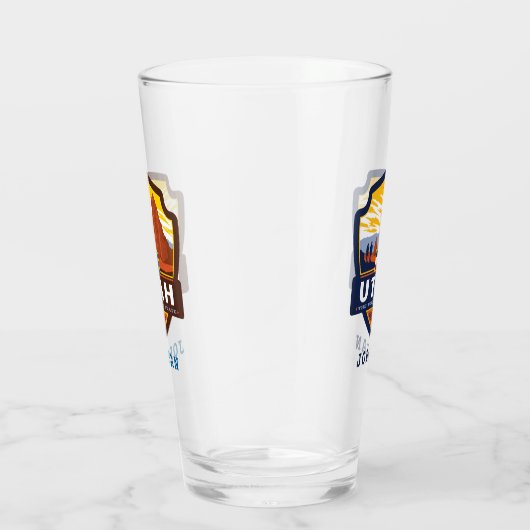 trots van de staat Utah | Glas (Rechts)