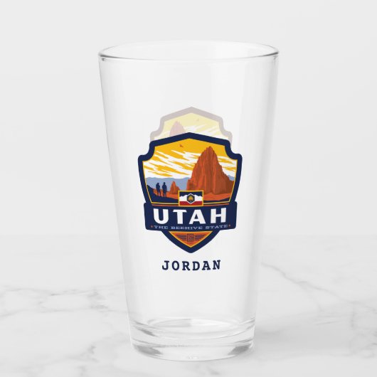trots van de staat Utah | Glas (Voorkant)