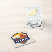 trots van de staat Utah | Kartonnen Onderzetters (Insitu)