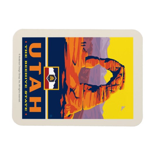 trots van de staat Utah | Magneet (Horizontaal)