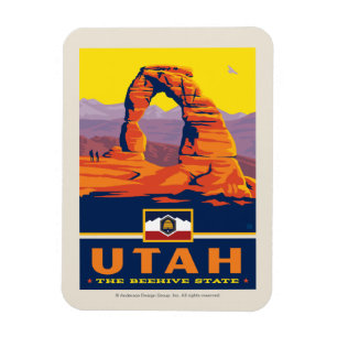 trots van de staat Utah Magneet