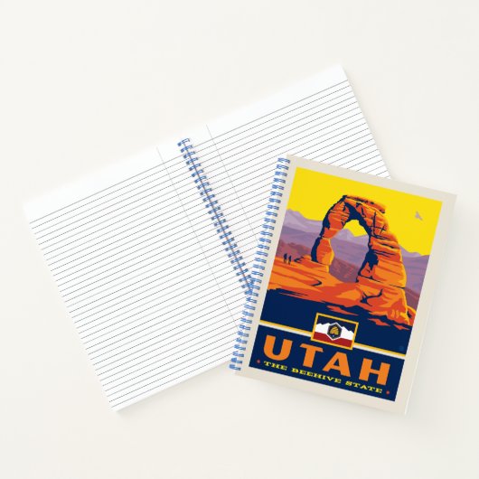 trots van de staat Utah | Notitieboek (Binnen)
