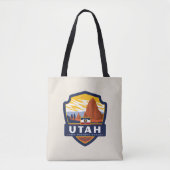 trots van de staat Utah | Tote Bag (Voorkant)