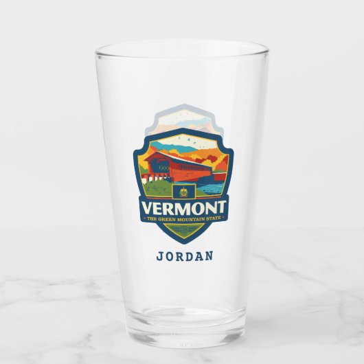 trots van de staat | Vermont Glas (Achterkant)